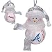 Atlanta Braves Acrylic Snowman Baseball 2 3/4