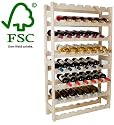 Weinregal 56er Flaschenregal, Regal f. Wein,Sekt natur