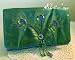 Victorian Style Storage Travel Cosmetic Makeup Fabric JEWELRY BAG-PEACOCK DELIGHT-Retired from Popular Creations 2006