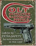Cheap Deals on vintage metal outdoor furniture-COLT - Extra Safety Tin Sign