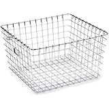 Spectrum Diversified 47970 Storage Basket, Medium, Chrome