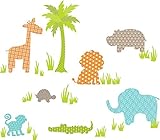 Wall Pops WPK0834 WPK0834 Jungle Friends Kit Baby Wall Decals