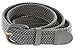 Braided Woven Elastic Stretch Belt With Matching Leather Covered Buckle (S(32