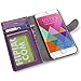 INVELLOP iPhone 6 case, iPhone 6S case, Purple iPhone 6 6S case Cover Slim Leather Wallet case iPhone 6 6S 4.7