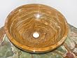 Gold Brown Onyx Bathroom Sink Above Vanity Top Vessel Style or Undermound Installation Wholesale Prices Retail Value $799.00