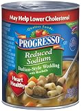 Progresso Reduced Sodium Soup, Italian Style Wedding with Meatballs, 18.5-Ounce Cans (Pack of 12)