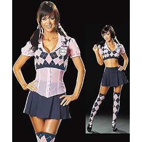 Sexy School Girl Costume Uniform