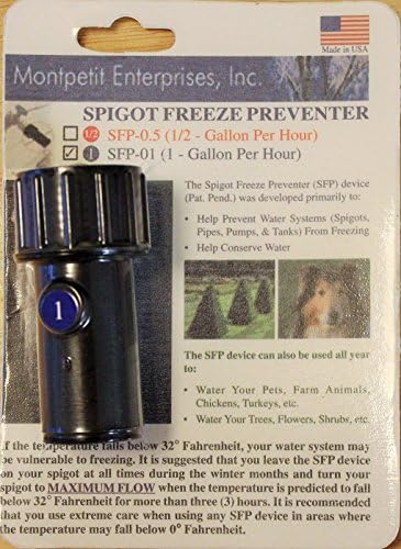 Spigot Freeze Preventer, 1 GPH Drip Flow