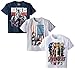 Marvel Boys' 3-Pack T-Shirt, Navy/Gray/White, 10/12