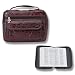 Embassy Alligator Embossed Burgundy Genuine Leather Bible Cover