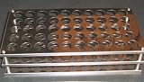 Stainless Steel Test Tube Rack, 40 Tubes