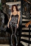 Black Opaque Bodystocking