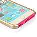 OneCase Heavy Duty Dual Layer Hard PC Outer Shell with Soft Rubber Inner Armor Defender Case for iPhone 6 Plus with Screen Protector & Stylus -  Champagne Gold/Rose Red