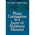 Phase Conjugation in a Layer on Nonlinear Material