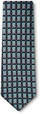 DUST MITES Blue Silk Tie