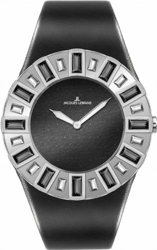 Jacques Lemans Women's 1-1585A Cannes Analog with Swarovski Elements Watch