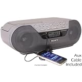Buy Sony Portable Digital Tuner AM FM Radio Tape Cassette Recorder & CD Player...