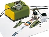 Proxxon 27120 Kleinkompressor MK 240 mit Airbrush AB 100