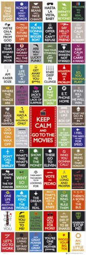 Empire 421234 Keep Calm - At The Movies - Fun Poster - Gr&ouml;sse 61 x 91.5 cm Preisvergleich
