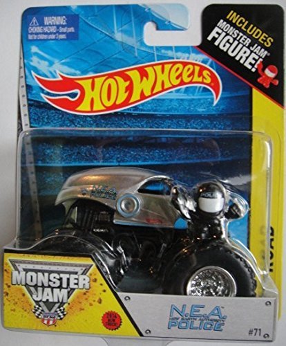 HOT WHEELS MONSTER JAM 1:64 SCALE N.E.A. NEW EARTH AUTHORITY POLICE MONSTER JAM DIE-CAST