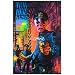 In The Name of The Law Skeleton Cop Blacklight Poster Print - 24x36