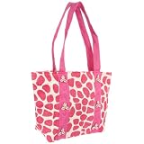 snap totes coupons Magid Straw Animal Print Tote