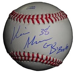 Arizona Diamondbacks Kevin Munson Autographed ROLB Baseball Featuring "Go D'Backs" Inscription! Proof Photo