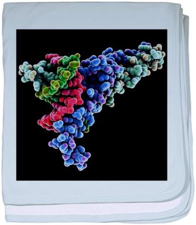 CafePress DNA transcription factor, molecular model - Baby B baby blanket - Standard