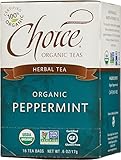 Choice Organic Peppermint Herb Tea, 16 Count Box
