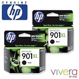 HP 901XL Black Ink Cartridge 2 PACK in Retail Packaging (CC654AN) 51Ci9Fg5AiL. SL160 HP 901XL Black Ink Cartridge 2 PACK in Retail Packaging (CC654AN)
