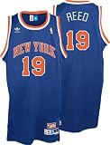 Willis Reed Jersey: adidas Blue Throwback Swingman #19 New York Knicks Jersey - Large