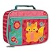 Stephen Joseph Girls Fox Backpack and Lunch Box with Flower Zipper Pull for Kids