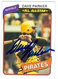 Dave Parker Autographed/Hand Signed Baseball Card (Pittsburgh Pirates) 1980 Topps #310