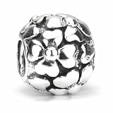 Moress Lucky in Love Clover Hearts, Solid Sterling Silver European Charm Bead
