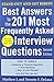 Best Answers to the 201 Most Frequently Asked Interview Questions, Second Edition