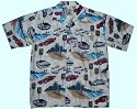 Ford Mustang Cars Route 66 Hawaiian Shirt