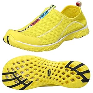 Zhuanglin Women's Quick Drying Aqua Water Shoes Size 6 B(M) US Yellow