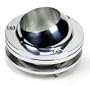 Ididit Steering 2401550040 2? Polished Aluminum Chrome Swivel Ball Floor Mount