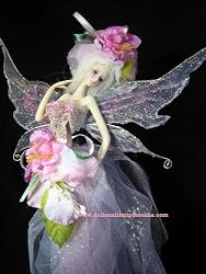 Flower Fairy Pink Rosemary - Fantasy Tassel Doll
