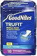 GoodNites TRU-FIT Refill Pack Disposable Absorbent Inserts for Boys & Girls S/M - 18 CT