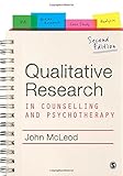 Qualitative research in counselling and psychotherapy