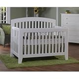 Gala Convertible Crib Set in White
