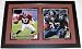 Shaun Alexander Autographed Seattle Seahawks 8x10 photo ~ custom framed with an Alabama Crimson Tide Photo