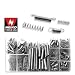 Steel Spring Shop Assortment - 200 Springs in 20 Sizes/Styles