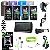 CrazyOnDigital 17 items Cases Charger Screen Protector For LG Optimus 2x P9 ....