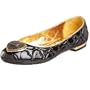 Betseyville Women's Ovala Flat,Black,8.5 M US
