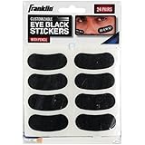 Franklin Sports Eye Black Stickers with White Pencil