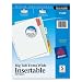 Avery WorkSaver Big Tab Insertable Dividers,  5-Tab,  1 Set (11220)
