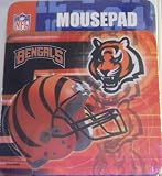 NFL Cincinnati Bengals Logo & Helmet Mouse Pad