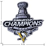 Pittsburgh Penguins Logo VI Embroidered Iron on Patches From Thailand